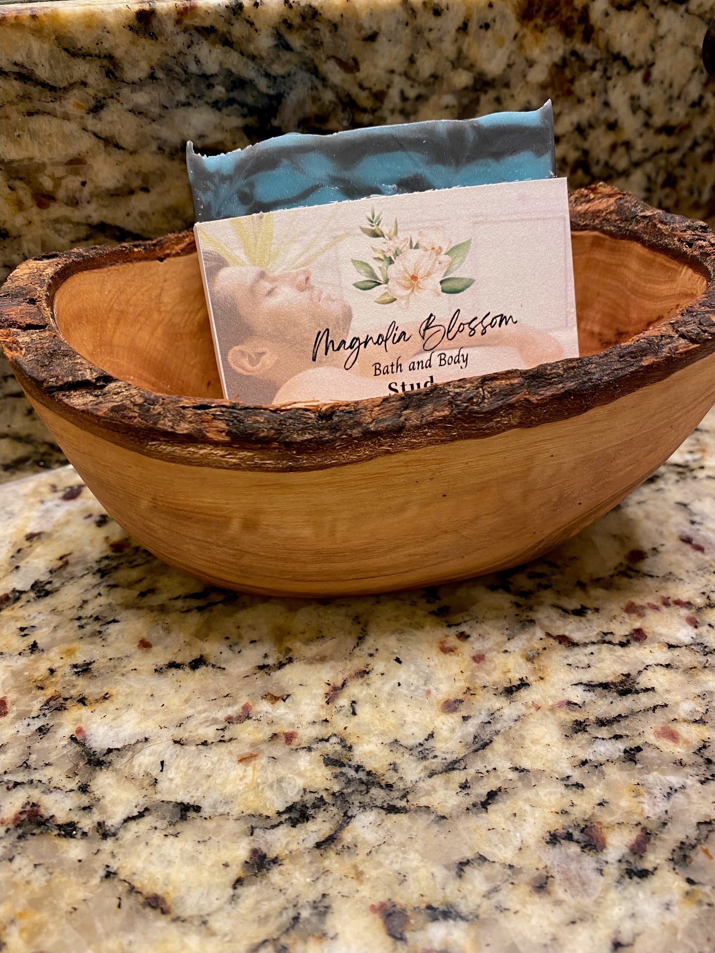 Rustic Wooden Soap Dish